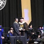 Dean Taylor graduation ceremony