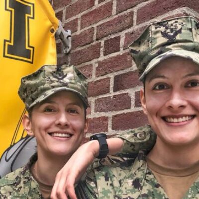 Science and service: Twins earn biology degrees and commission as Navy ensigns