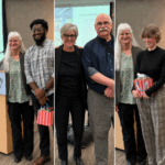 Dr. Shirley Luckhart with colleagues at the World Health Day research symposium 2026
