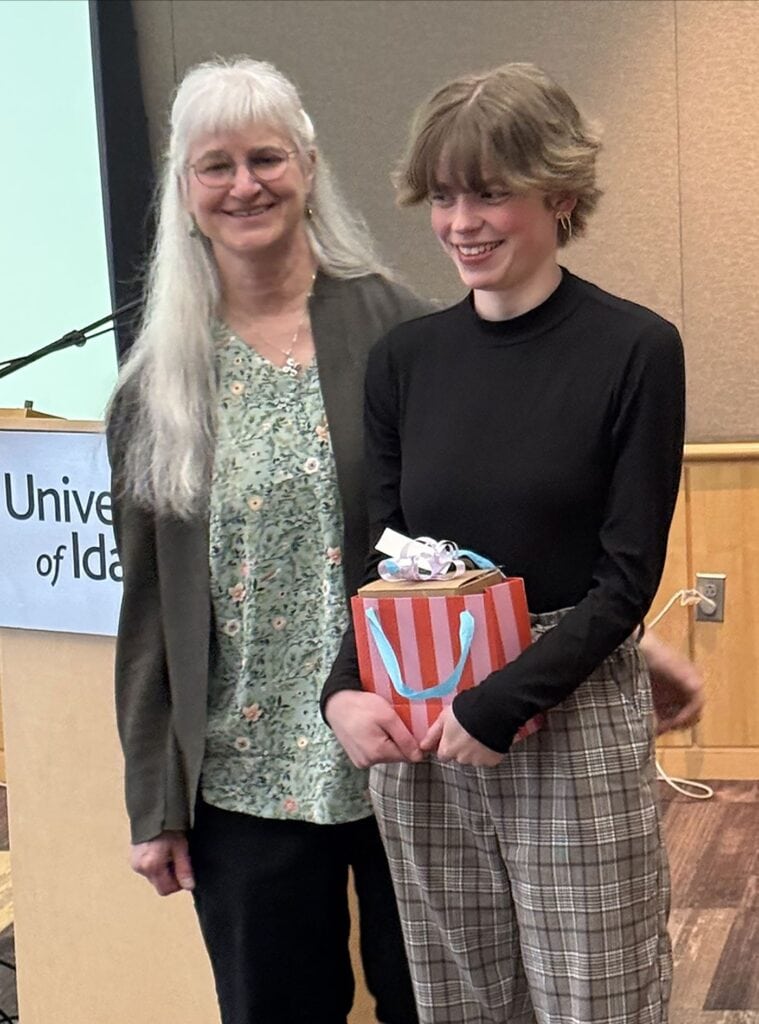 Dr. Shirley Luckhart with Skylar Sheppard