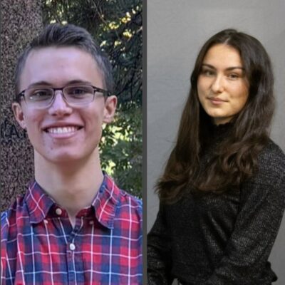 Beck Cummings and Conny Paoli were awarded full-time INBRE summer internships to work in our lab for summer 2026. This is a highly competitive program, so congrats to Conny and Beck for this recognition.